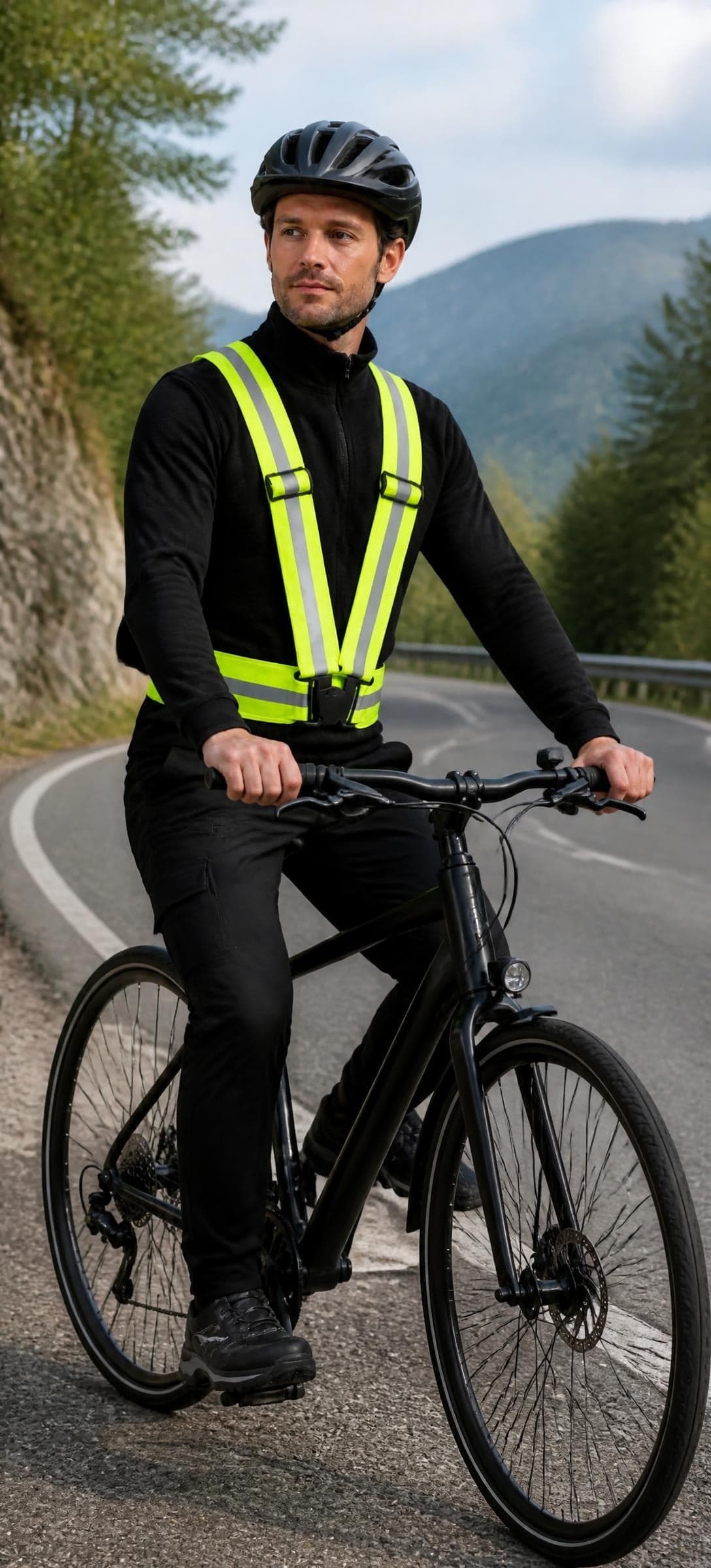 Gilet réfléchissant avec sangle